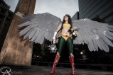 Hawkgirl [Mulher Gavião], cosplayed by Gina B, photographed by AtlasPhotography