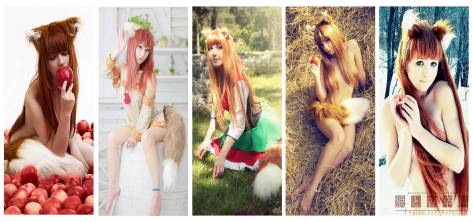 cosplay horo holo spice and wolf sexy wallpaper