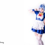 Rei Ayanami Maid cosplay sexy calcina kitty honey 3