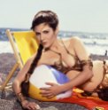 Carrie Fisher Slave Leia costume Rolling Stone 1983