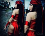 Elektra cosplay sexy Danielle Vedovelli