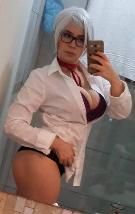 Meiko cosplay gostosa peitão Juka Crasoves big tits prison school