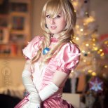 cosplay princess peach cosplay princesa elliria (1)